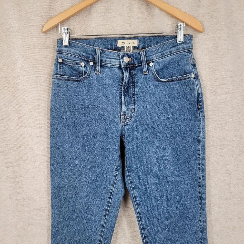 Madewell The Mid Rise Perfect Vintage Jean Denim Blue Jeans - Picture 3 of 10